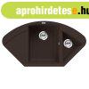 Elleci Easy CORNER gr�nit mosogat� medence Espresso