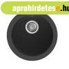 Elleci FOX ROUND Gr�nit mosogat� medence G40 nero
