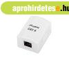 Lanberg OU6-0001-W Cat.6 UTP 1xRJ45 szimpla rnykolatlan fa