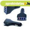 USB szivargy�jt� t�lt� 4db USB porttal QC3/36 Watt/ 7A 12/24