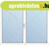158x148 M�anyag k�tsz�rnyas ablak / NY-BNY / 2 r�teg �vegez�