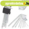 Imbuszkulcsok T10-T50, 9 db-os k�zepes