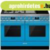 Smeg CPF120IGMPT Portofino kombin�lt t�zhely t�rkizk�k 120cm