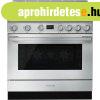 Smeg CPF9IPX Portofino indukci�s t�zhely inox 90cm