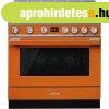 Smeg CPF9IPOR Portofino indukci�s t�zhely narancs 90cm