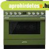 Smeg CPF9GPOG Portofino kombin�lt t�zhely ol�vaz�ld 90cm
