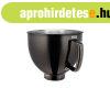 KitchenAid rozsdamentes t�l 4,8L f�nyes fekete 5KSM5SSBRB