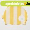 Sunnylife gyerek �sz�sapka - Finn the Fish Mustard Stripe
