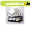 K�tszintes, f�mv�zas konyhai ed�nysz�r�t� csepegtet�t�lc�val