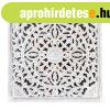 T�kr�s falik�p, etno d�sz�t�ssel, 58x58 cm, feh�r - TAPIS - 