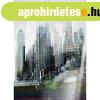 3D hat�s� v�rosi l�tk�pet �br�zol� tap�ta, 184x254 cm, feket