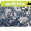 Vir�gmint�s tap�ta, 350x250 cm, k�k-sz�rke - SYMPHONIE FLORA