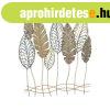 �ves leveles f�m fali dekor�ci�, fa levelekkel, arany - PEUP