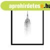 Keretezett falik�p, Empire State Building, 50x70 cm, fekete-