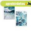 Falik�p szett, tenger, 30x40 cm, olajk�k-feh�r - MARINE - Bu