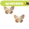 F�m fali dekor�ci�, lepke, arany - PAPILLONS - Butop�a