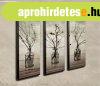 V�szon falik�p szett, 3db, t�bbsz�n� - - Butop�a