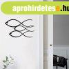 F�m fali dekor�ci�, fekete - - Butop�a