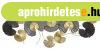 Fali dekor�ci�, mint�s l�tuszlevelek, antracit, arany, feket