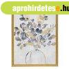 Keretezett fali k�p, vir�g v�z�ban, arany kerettel, 50x70 cm