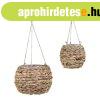 Fonott f�gg�kasp� szett, 2 r�szes, nat�r - NEST - Butop�a