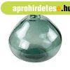 Kerek �veg v�za, �jrahasznos�tott �vegb�l, 33 cm, z�ld - BUL