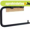 Elite Home� Falra szerelhet� WC pap�r tart�, bambusz + ac�l,