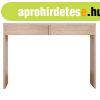Modern konzolasztal 2 fi�kkal, sonoma t�lgy - EPURE - Butop�