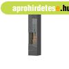 Magasf�ny� faliszekr�ny, 4 polccal, antracit-di�fa - BISE - 