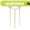 Kerek lerak�asztal, h�rom l�bbal, 40 cm, arany-fekete - RING