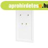 El�szoba panel, 4 akaszt�val, feh�r-di�fa - ALABAMA - Butop�