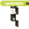 Modern sarokpolc, 3 szintes, t�lgy - ADELE - Butop�a