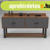 Konzolasztal, fa, antracit - CIRCO - Butop�a
