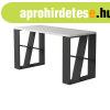 �r�asztal, feh�r, antracitsz�rke - IXELLE - Butop�a
