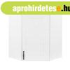 Egyajt�s fali sarokszekr�ny, 60/60/72 cm, feh�r - LAC DES SI