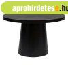 Kerek �tkez�asztal, fekete, 120 cm - BEATA - Butop�a