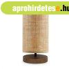 Asztali l�mpa, fa �s bambusz rattan b�r�val, b�zs - COULEMEL