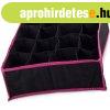 Feh�rnem� t�rol�, 16 rekesz, fekete-r�zsasz�n