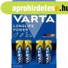 Elem, AA ceruza, 4 db, VARTA "Longlife Power"