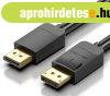 Vention Displayport, fekete, 3m, k�bel