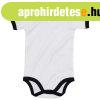 Babybugz K�tsz�n� r�vid ujj� gyerek body - Feh�r / fekete | 