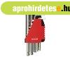 Imbuszkulcs k�szlet 10 r�szes 2-12m g�mb v�g�