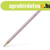 Grafitceruza, B, hromszglet, FABER-CASTELL "Sparkle&