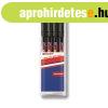 Alkoholos marker k�szlet 0,6mm, 141F OHP Edding 4 klf. sz�n