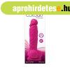  Colours - Pleasures - Vibrating - 5" Dildo - Pink 