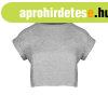 Mantis Ni crop top pl - Szrke melrozott | M