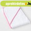 Bontis Gyermek t�r�lk�z� kapucnival - Feh�r / r�zsasz�n