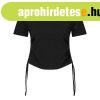 TriDri� N�i crop top h�zott oldals� r�szletekkel - Fekete | 