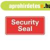 Etikett c�mke biztons�gi lez�r�f�lia "Security Seal&quo
