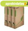 Archiv�l�doboz, A4, 80 mm, �jrahasznos�tott karton, ESSELTE 